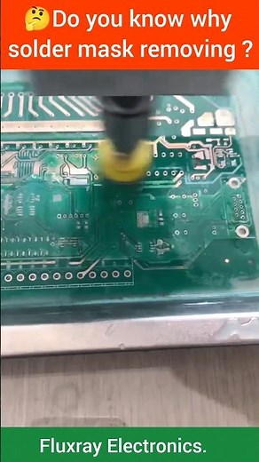🤔Do you know why soldder mask removing from the PCB? #pcb #pcbdesign