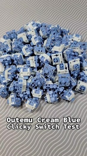 Customized Outemu Cream Blue Switch Tester | Keyboard Switches