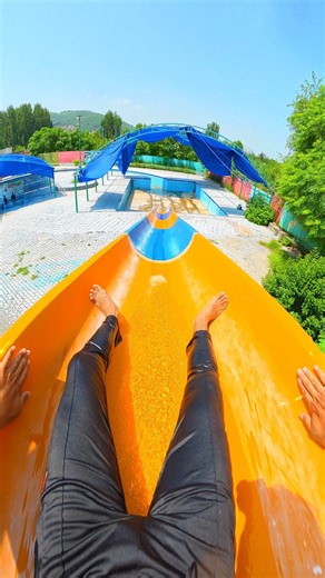 Landed It, Then Took a Beating! 😂🍾 #shorts #pov #viral #funny #waterpark