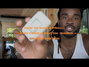 HOW TO INSTALL A TWO PRONG ROCKER OR TOGGLE SWITCH!