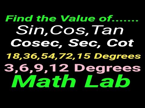 Class-XI Math Solution/অংশ কোন/Submultiple Angle/#mathlab