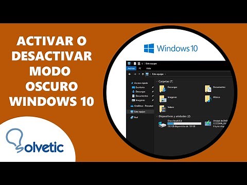 Cómo Activar y Desactivar el Modo Oscuro en Windows 10 ✔️