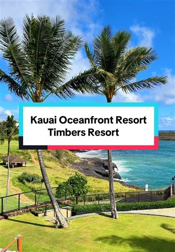This tropical Kauai resort is a must! The infinity pool, gorgeous grounds, ocean view, beautiful golf course, and delicious food makes is an unforgettable vacation! Click the green location tag to book this Kauai resort! #tiktokgosummerendstays #hawaii #kauai #oceanview #hotels