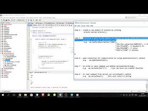 control arduino through java -jserialcomm, arduino jar