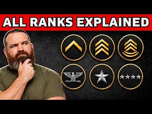 Every Military Rank Explained (And Why They're Genius)