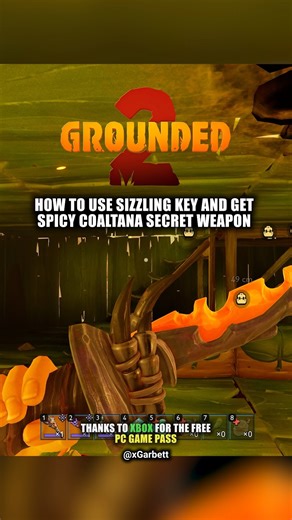 Liam Garbett on Instagram: "Grounded 2 How to use sizzling key and get spicy coaltana secret weapon #grounded2 #grounded #gaming #pcgamepasspartner #games #gametok #gamingtips #groundedgame #groundedgameplay #groundedthegame #obsidianentertainment"