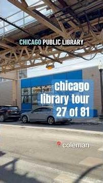i’m visiting every branch of the chicago public library: coleman 📚 27 of 81