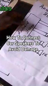 How to Connect Car Stereo Speakers To Avoid Damages - The BEST Methods Explained