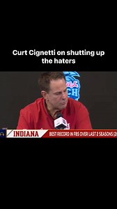 “Put the Krabby Patty in the bag, you freaking muppet.” - Indiana HC Curt Cignetti | Sports Entertainment News