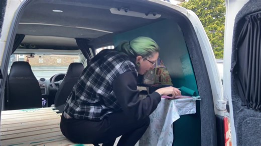 Van Conversion Update: Day 19 of Caddy Camper Project