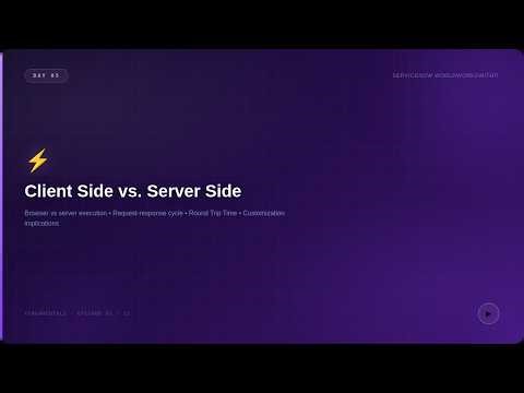 ServiceNow Fundamentals | Day 5 — Client Side vs Server Side in ServiceNow