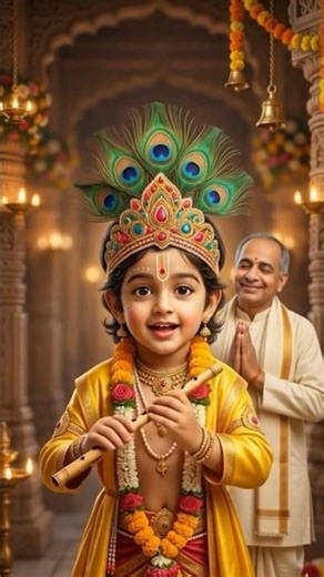 Kanha ki sabse sundar leela | Krishna Cartoon Story #Shorts #viralshorts #viral