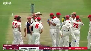 Oh no, Joe! 😬 Joe Burns was caught behind for 11 in the second innings against South Australia. Watch the match here: cricketa.us/Shield2021-09 | cricket.com.au