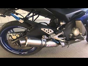 YZF-R125 Storm Auspuff mit und ohne DB-Killer