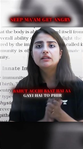 Seep mam get angry... #seeppahuja #unacademy #ytshorts #viral