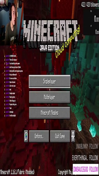 Minecraft fullbright with no mods tutorial + finally PB 20:56