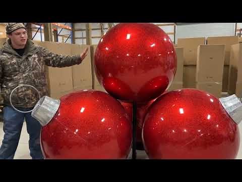 Jubilee Decor - Four Ball Ornament Stack 42" Install Tutorial