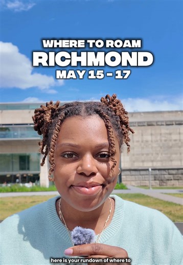 Here is your rundown of what’s on the radar to roam to in Richmond this weekend, May 15-17 Roam over to the pages and websites for more information and tickets as needed! As always, happy roaming! ♥️✨ Friday, May 15 📌 @fanartsstroll 📌 @altriatheaterva - throughout the weekend 📌 @vmfamuseum - throughout the weekend 📌 @riverrockrva - throughout the weekend 📌 @childrensmuseumofrichmond 📌 @carmaxpark @gosquirrels 📌 @richmondfunnybone 📌 @uptownalleyrichmond 📌 @mostlysugar @thebeetboxrva 📌 @