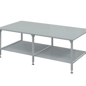 [Hot Item] Durable Custom Packing Table for Industrial Use with Dual Layer Features