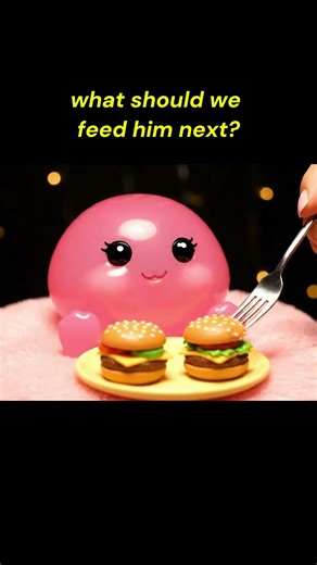 Dark ASMR: Feeding a Soft Alien Cute Bites