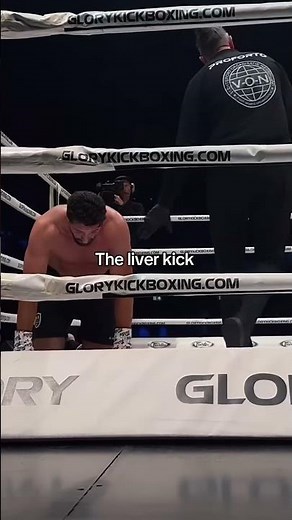 Spinning liver kick KO 🤯 Precision + power = perfection 💥