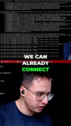 Minecraft Modpack Server Startup: Success! #shorts