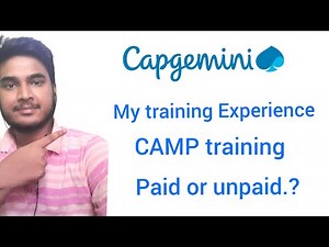 Training in Capgemini || CAMP Training || Capgemini L1 exam #capgemini #2022batch #analyst