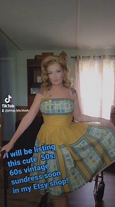 25 reactions | This cute 50s/60s sundress will be listed soon in the Etsy shop! Is in excellent condition. If you want more info and/or first dibs, DM me! Undead Bootique and Accessories https://undeadbootique.etsy.com #pinup #rockabilly #fyp #pinupgirl #pinupsofinstagram #vintagefashion #vintagedress #sundress #vintageclothing #vintageforsale | Pinup Lyla Blush | Facebook