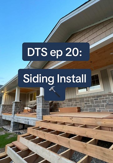 #ad It's siding time! Installing #CelectSiding by @Westlake Royal PROS was a breeze. We're thrilled with how the Board & Batten in River Rock and Celect Shake in Latte helps complete our exterior! Because it comes pre-finished and pre-assembled with built-in battens, this PVC siding went up FAST - plus, it will never rot or crack and won't fade any time soon! #exteriorrenovation #exterior #homerenovation #homemakeover