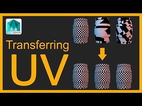Transfer UV in Maya | Maya Tutorials (2019)