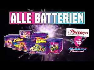 ALL ALBERT Fireworks BATTERIES by Thomas Philipps 🔥 | FIREWORKS 2024/25