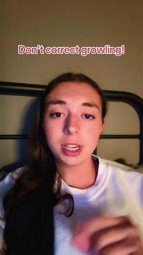 Growling is a warning, respect that warning, or you can create something much much worse. #dogtrainer #dogtraining #dogmom #aggressivedog