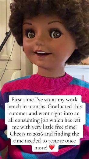 2025 was a wildly busy year for me personaly. I’ve not had time to pick up a project in months but hopefully I’ll be back more in 2026. I’ve got an army of Jill dolls and others to repair! #jill #jilldoll #talkingjill #playmatesjill #2025