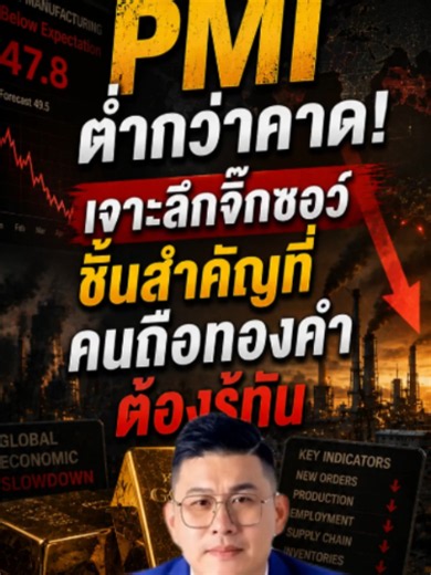 ด่วน! PMI ภาคบริการสหรัฐฯ ออกมาต่ำกว่าคาดทั้งสองตัว! ตลาดเริ่มมองว่า Fed อาจเปลี่ยนเกม? #compass #เข็มทิศเทรดเดอร์ #ทองคำ #Forex #samchoatthanin #แซมโชติธนินท์เทรดทอง #compass #เข็มทิศเทรดเดอร์ #TraderCompass #Forex #trader #samchoatthanin #แซมโชติธนินท์เทรดทอง #the90dayleader