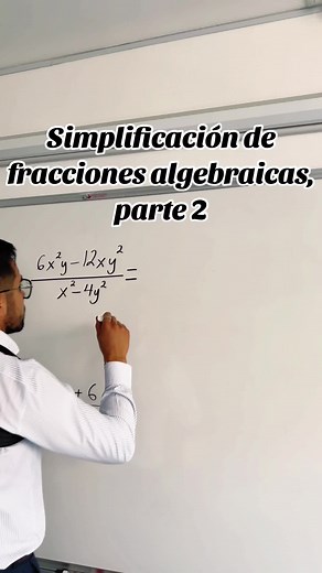 Simplificación de fracciones algebraicas, parte 2