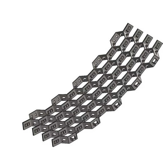 Wholesale Flexible Hexagonal Tortoise Shell Mesh Roll-Formable Reinforcement Hexagonal Grid for Curved Duct