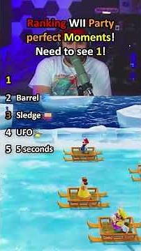 Ranking the MOST PERFECT Wii Party Moments! 🎮🎲 #viral #funny #gaming