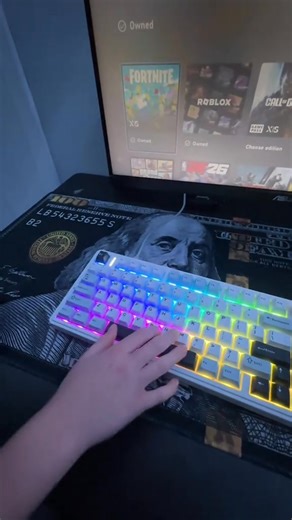 Experience premium typing with the AULA F75 Pro Wireless Mechanical Keyboard. Featuring tri-mode connectivity (Bluetooth 5.0, 2.4 GHz & USB-C), hot-swappable linear Reaper switches, vibrant RGB backlighting, PBT keycaps, and a long-lasting 4000 mAh battery. The 75% layout with a metal volume knob blends functionality and sleek design—perfect for work, play, and creative setups. Visit our website today to grab yours and level up your setup. | Poshace