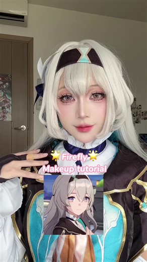 Firefly Honkaistarrail Makeup Tutorial