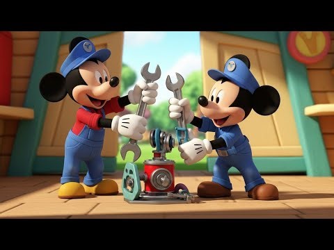 🐭✨ Mickey’s New Helper Dance Party! | Fun Clubhouse Adventure for Kids 🎶🎉 | ‪@mickeymoon-2‬