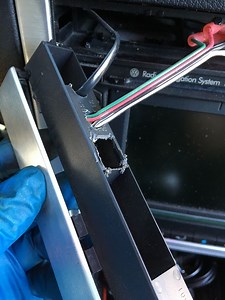 Hidden iPhone & audio cable - the silver hidden...