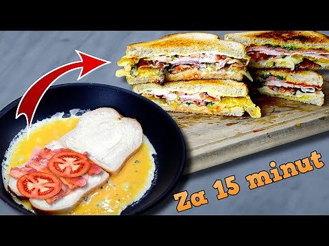 Skvělá večeře do 15 minut? Šťavnaté a křupavé netradiční sendviče!