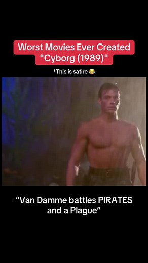 Van Damme battles PIRATES and a Plague *This is satire 😂 #80s #roast #movietok #americancinema #america