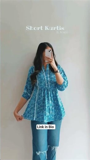 short kurta 🪢 link in Bio 🔗 #tending #fashiontrends #kurta #fashionstyle #meesho #review #shorts