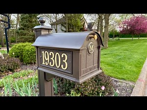 Elegant Outdoor Upgrade: Whitehall Balmoral Extra Large Custom Mailbox