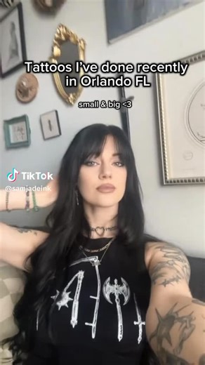 Miss Heidi’s Tattoo and Tarot on Instagram: "Apprentice spotlight! 💡 @samjadeink is showing off her recent tattoos and we couldn’t be more stoked. See something you like? Check out her profile to see her latest flashes! 📱 Text: (407) 296-8860 🔗 Inquiry Form: Link in bio 📧 Email: heidi@missheidistattoo.com ⚠️ Be sure to check your Spam/Junk folder so you don’t miss our reply. 🚫NO DMS - we want to make sure your inquiry doesn’t get lost. . . #apprenticetattoos #orlandotattoos #ladytattoers #t