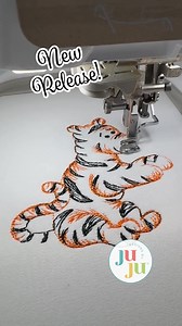 263 reactions · 15 shares | Tigger has bounced his way into a flower garden and has finally settled in for a sweet sniff!  This design features strokes of bean stitches in multiple colors to mimic a soft watercolor effect. Shop now: https://www.designsbyjuju.com/watercolor-winnie-the-pooh-tigger-embroidery-design | Designs by JuJu | Facebook