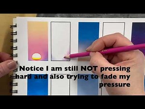 Colored Pencil Sky Gradient