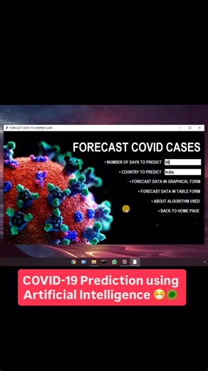 Engineering Projects on Instagram: "COVID - 19 Outbreak Prediction using Machine Learning 😷🦠 COVID-19 outbreak will result in negative impact on the country economy and also it affect the lives of people. World Health Organization (WHO) declared on Jan 30,2020 as health emergency for entire globe. More than 3 million people on Apr.28,2020 were infected by this virus and there was no vaccine to prevent. Certain Guidelines was released by WHO for safety. #python #engineer #freelancer #pythonprog