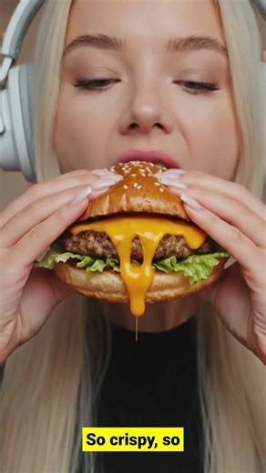 Viral Burger ASMR 🍔 Super Crunchy
